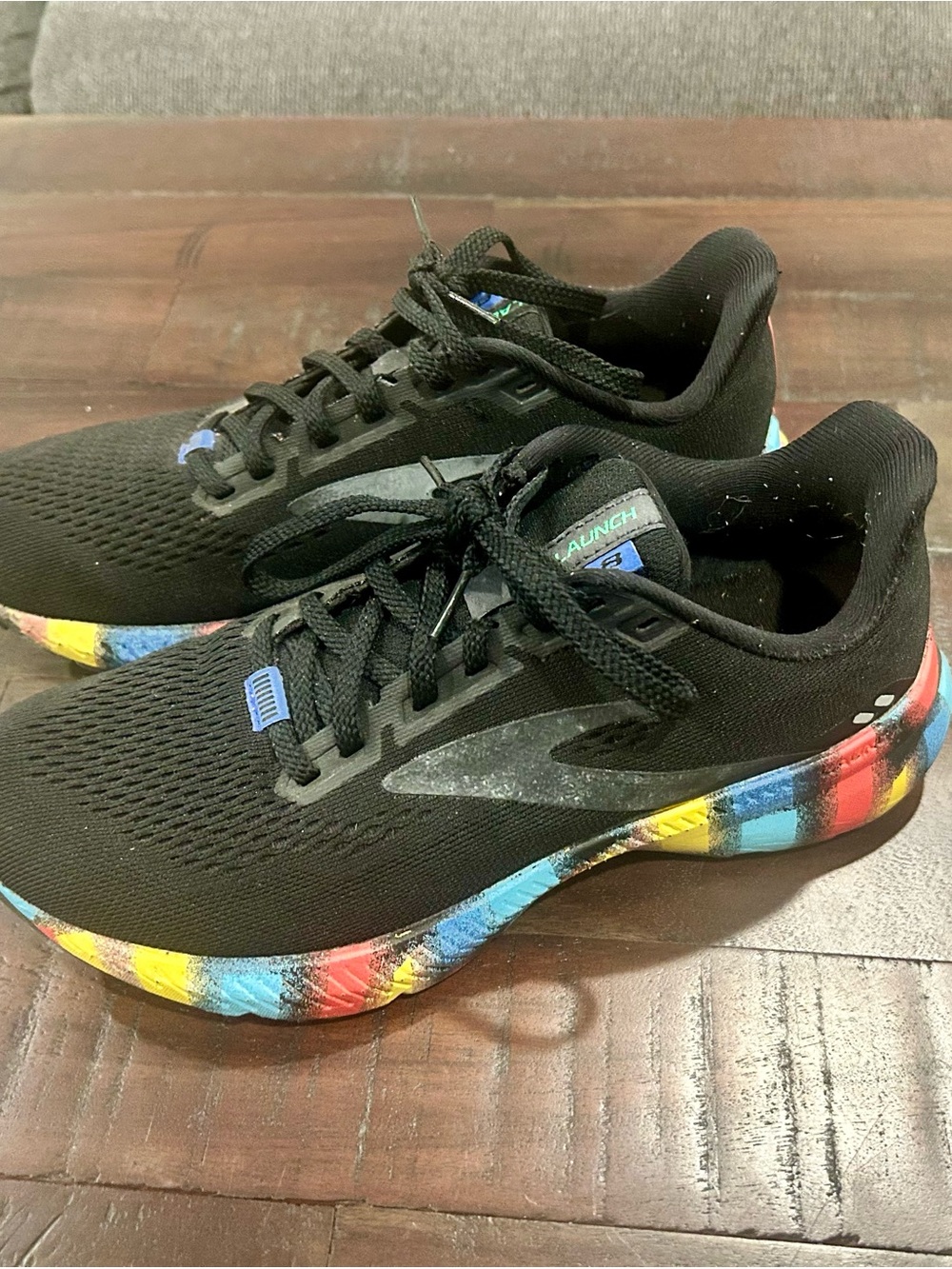 Brooks Women’s Launch 8 Running Shoes with Multicolor Painted Midsole